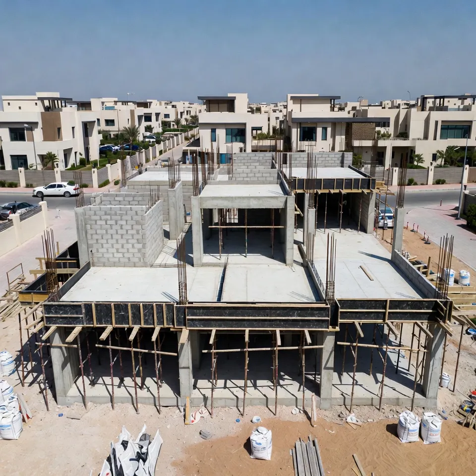 villa construction in dubai