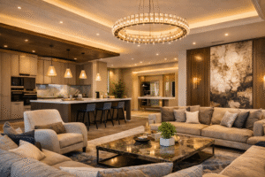 Luxury villa renovation interior in Dubai