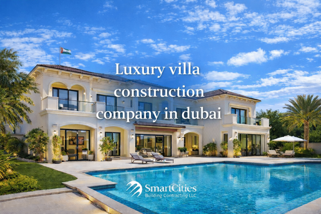 Villa construction company in Dubai — luxury custom villa build