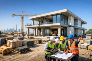 cost-effective villa design in Dubai with minimalist architecture