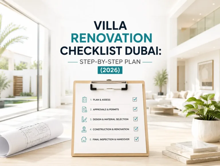 Villa Renovation Checklist 2026