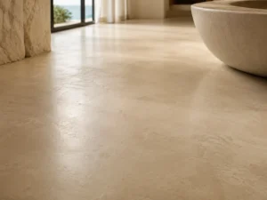 Microcement flooring