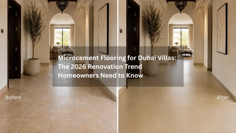 Microcement flooring dubai