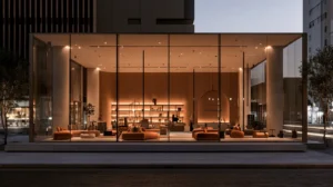 Modern commercial fit-out interior in Deira, Dubai